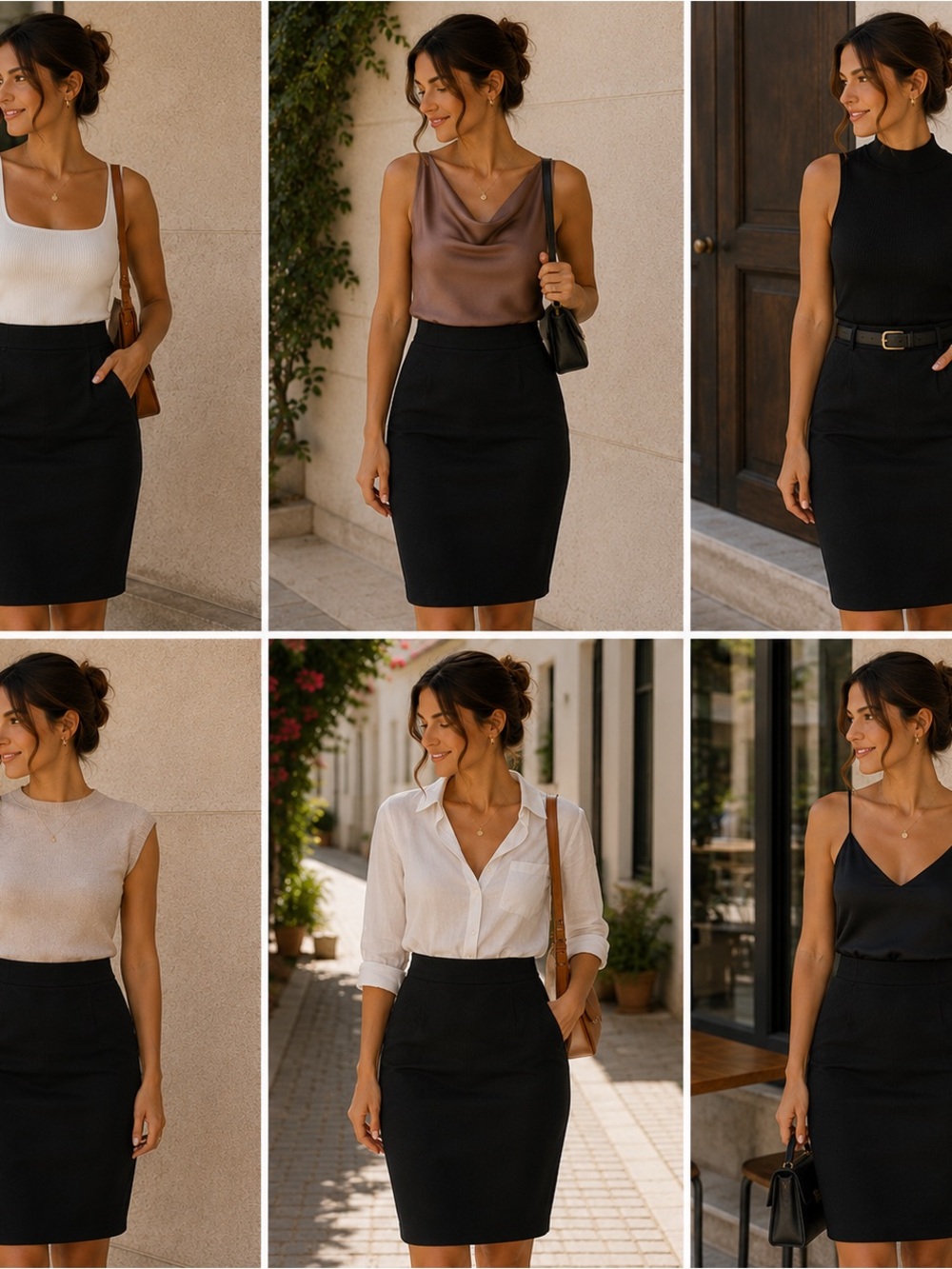 H&M Black Pencil Skirt - Sleek Office Staple